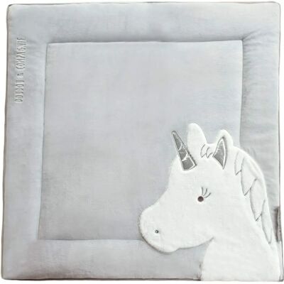 Tapis de jeu Licorne Grise Doudou et Compagnie - Publicité Tapis de jeu Licorne Grise Doudou et Compagnie - Publicité
