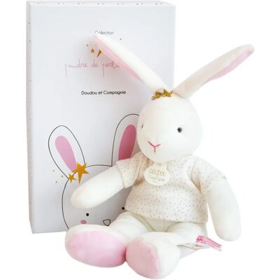 Doudou et Compagnie Lapin Blanc en Peluche - Jouet en Peluche - Publicité Doudou et Compagnie Lapin Blanc en Peluche - Jouet en Peluche - Publicité