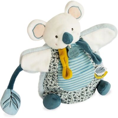 Doudou et Compagnie DC3674 Blaue Handpuppe & Kuscheltuch - Marionette Doudou et Compagnie DC3674 Blaue Handpuppe & Kuscheltuch - Marionette