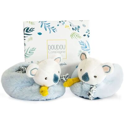 Doudou & Compagnie Yoca Babyschoentjes Koala - Unisex, 0-6 Maanden Doudou & Compagnie Yoca Babyschoentjes Koala - Unisex, 0-6 Maanden