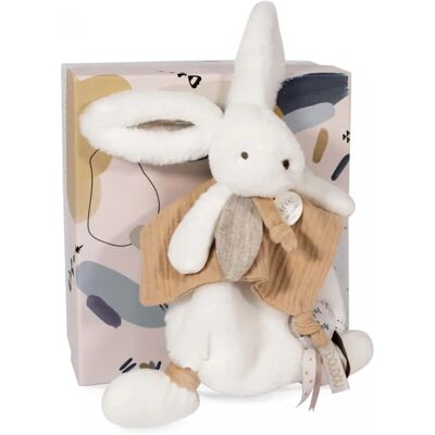 Doudou et Compagnie - Doudou Lapin - 25 Cm - Branco/Sandálias - Coelho Pompon Natural - Ideia de Presente - Happy Wild - Happy Doudou To You - Doudou Doudou et Compagnie - Doudou Lapin - 25 Cm - Branco/Sandálias - Coelho Pompon Natural - Ideia de Presente - Happy Wild - Happy Doudou To You - Doudou