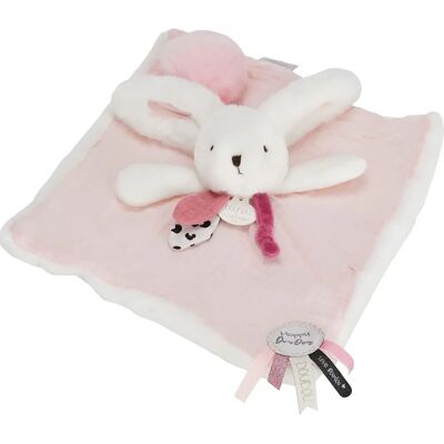 Doudou et Compagnie Pink & White Häschen Plüschspielzeug - 25cm Doudou et Compagnie Pink & White Häschen Plüschspielzeug - 25cm