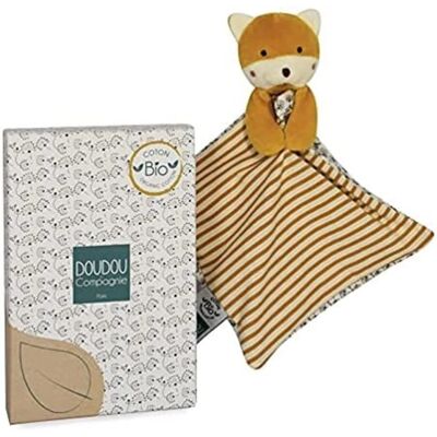 Doudou et Compagnie Bio Baumwoll Fuchs Baby Schnuffeltuch - 20cm Doudou et Compagnie Bio Baumwoll Fuchs Baby Schnuffeltuch - 20cm