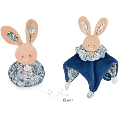 Doudou et Compagnie Blue Rabbit Ball Kuscheltier Doudou et Compagnie Blue Rabbit Ball Kuscheltier