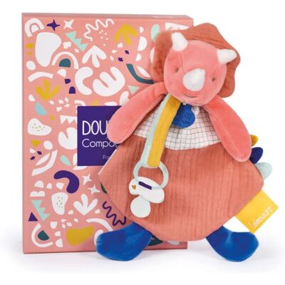 Doudou et Compagnie Lou Terracotta Modell - Beißspielzeug & Schnullerclip Doudou et Compagnie Lou Terracotta Modell - Beißspielzeug & Schnullerclip