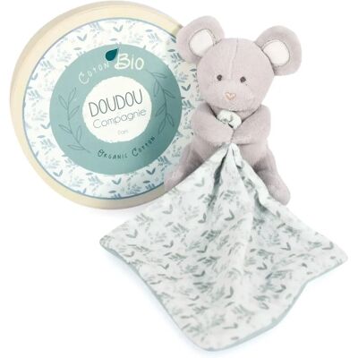 Doudou et Compagnie Bio Maus mit Schmusetuch - Plüschtier Doudou et Compagnie Bio Maus mit Schmusetuch - Plüschtier