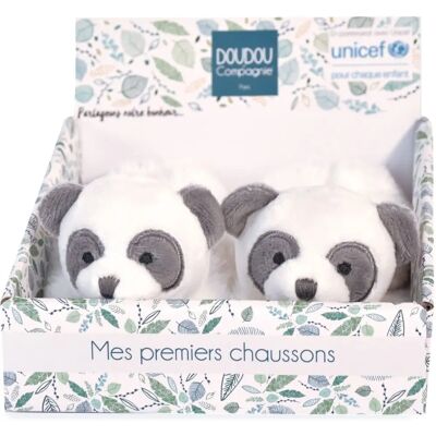Doudou et Compagnie Panda Babyschuhe - Baby Slippers Doudou et Compagnie Panda Babyschuhe - Baby Slippers