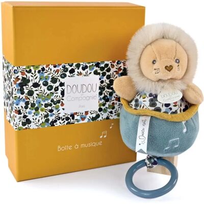 Doudou et Compagnie Löwe Plüschtier mit Musikspieluhr - Kuscheltier mit Melodie Doudou et Compagnie Löwe Plüschtier mit Musikspieluhr - Kuscheltier mit Melodie