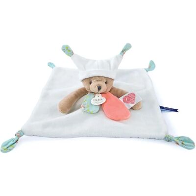 Doudou et Compagnie Vit Björn Dag & Natt - Plyschdjur Doudou et Compagnie Vit Björn Dag & Natt - Plyschdjur