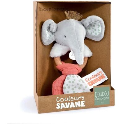 Doudou et Compagnie Hochet Éléphant - 15 cm Jouet bébé - Publicité Doudou et Compagnie Hochet Éléphant - 15 cm Jouet bébé - Publicité