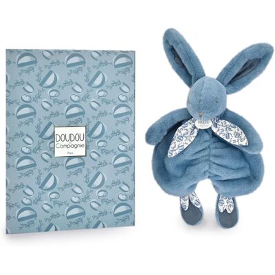 Doudou et Compagnie Blaues Hasen-Kuscheltier - 29cm Doudou et Compagnie Blaues Hasen-Kuscheltier - 29cm