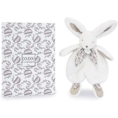 Doudou et Compagnie Coniglio di peluche bianco - Giocattolo di peluche Doudou et Compagnie Coniglio di peluche bianco - Giocattolo di peluche