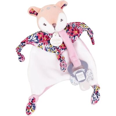 Doudou et Compagnie Reh de Cor Rosa - Brinquedo para dentição Doudou et Compagnie Reh de Cor Rosa - Brinquedo para dentição