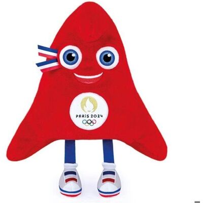 Doudou & compagnie Peluche Mascotte Jeux Olympiques Paris 2024 - Esprit Olympique - Publicité Doudou & compagnie Peluche Mascotte Jeux Olympiques Paris 2024 - Esprit Olympique - Publicité