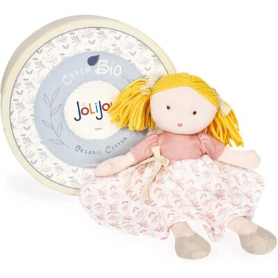 Les Joliflores Bio-Baumwolle Camélia Rose Stoffpuppe - Plüschtier Les Joliflores Bio-Baumwolle Camélia Rose Stoffpuppe - Plüschtier