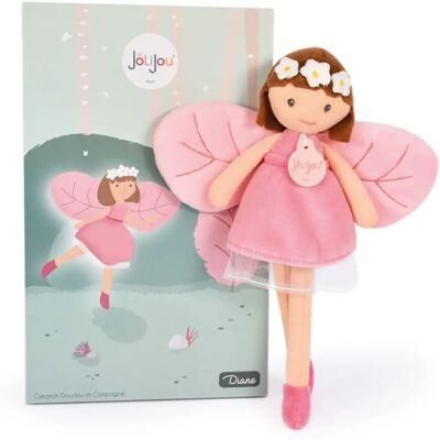 Poupée en peluche rose Diana de Doudou et Compagnie - Poupée - Publicité Poupée en peluche rose Diana de Doudou et Compagnie - Poupée - Publicité