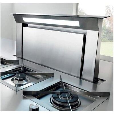 Hotte de cuisine - 82cm, Noir, Fin, Recyclage - Hotte Hotte de cuisine - 82cm, Noir, Fin, Recyclage - Hotte