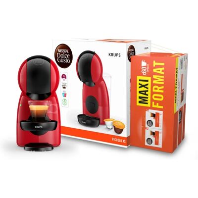 Krups Nescafé Dolce Gusto - Rouge - Machine à café en capsules - Publicité Krups Nescafé Dolce Gusto - Rouge - Machine à café en capsules - Publicité