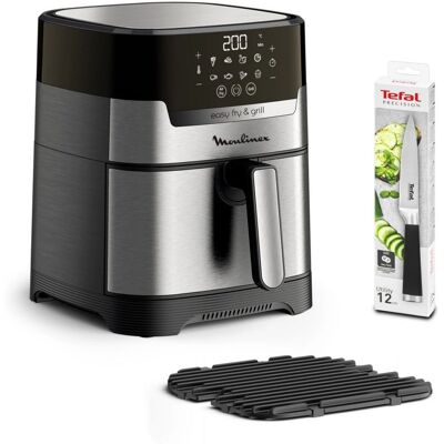 MOULINEX Easy Fry et Grill+Couteau Tefal YY5138F - Publicité MOULINEX Easy Fry et Grill+Couteau Tefal YY5138F - Publicité