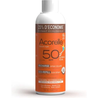 Acorelle Kinder Sonnencreme Spray SPF 50 Nachfüllpackung Acorelle Kinder Sonnencreme Spray SPF 50 Nachfüllpackung