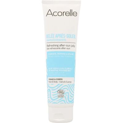 Acorelle Gel Après-Soleil Rafraîchissant - eau de menthe bio, aloe vera - Publicité Acorelle Gel Après-Soleil Rafraîchissant - eau de menthe bio, aloe vera - Publicité
