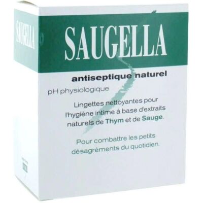Saugella Modèle - Lingettes hygiène intime - lingettes hygiène personnelle - Publicité Saugella Modèle - Lingettes hygiène intime - lingettes hygiène personnelle - Publicité