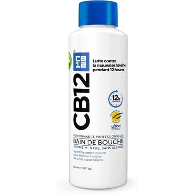 CB12 Minz Mundwasser - Fluorid, 500ml - Frischer Atem CB12 Minz Mundwasser - Fluorid, 500ml - Frischer Atem