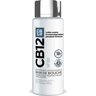CB12 Weißes Mundwasser - Aufhellung & Frischer Atem CB12 Weißes Mundwasser - Aufhellung & Frischer Atem