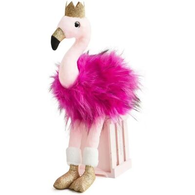 HISTOIRE D'OURS Rosa Flamingo - Gosedjur - 45 cm HISTOIRE D'OURS Rosa Flamingo - Gosedjur - 45 cm