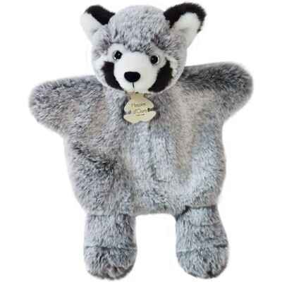 Doudou et Compagnie HO3084 Grauer Panda Plüsch-Marionette - Stofftier Doudou et Compagnie HO3084 Grauer Panda Plüsch-Marionette - Stofftier