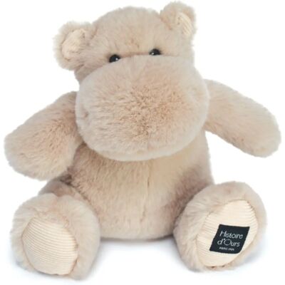 Histoire D'ours Peluche Hippo - 25cm Beige pour Bébé - Publicité Histoire D'ours Peluche Hippo - 25cm Beige pour Bébé - Publicité