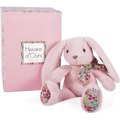Doudou et Compagnie Copain Calin Hase - Rosa Plüschtier - 25cm - Weicher Freund Doudou et Compagnie Copain Calin Hase - Rosa Plüschtier - 25cm - Weicher Freund