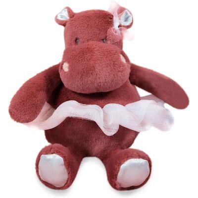 Doudou et Compagnie - Hippo Tutu - Terracotta - 22 cm - Pluszowa zabawka Doudou et Compagnie - Hippo Tutu - Terracotta - 22 cm - Pluszowa zabawka