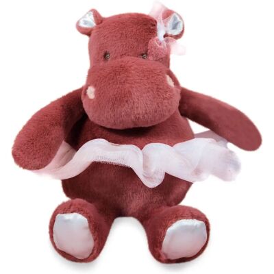 Doudou et Compagnie - Hippo Tutu - Terracotta - 22 cm - Peluche - Publicité Doudou et Compagnie - Hippo Tutu - Terracotta - 22 cm - Peluche - Publicité