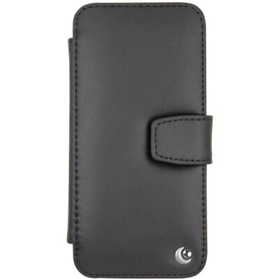 Coque folio en cuir Noreve pour iPhone 5S - Noir - Publicité Coque folio en cuir Noreve pour iPhone 5S - Noir - Publicité