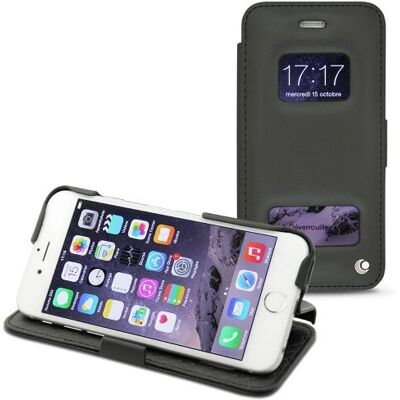 Noreve Apple iPhone 6 Plus Lederhülle Perpétuelle Schwarz - Rose Noreve Apple iPhone 6 Plus Lederhülle Perpétuelle Schwarz - Rose