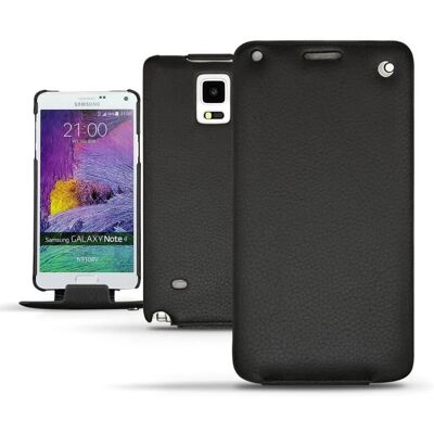 Noreve Galaxy Note 4 Lederhülle - Ebène (Schwarz) - Handyhülle Noreve Galaxy Note 4 Lederhülle - Ebène (Schwarz) - Handyhülle