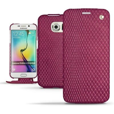 Noreve Samsung Galaxy S6 Lederhülle Horizon Serpent ciclamino - Handyhülle Noreve Samsung Galaxy S6 Lederhülle Horizon Serpent ciclamino - Handyhülle