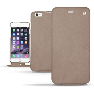 Noreve Coque en Cuir pour iPhone 6S Taupe - Étui - Publicité Noreve Coque en Cuir pour iPhone 6S Taupe - Étui - Publicité