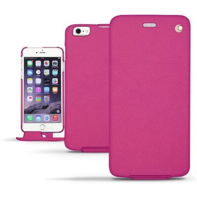 Coque en cuir rose pour iPhone 6S Noreve - Étui pliable - Publicité Coque en cuir rose pour iPhone 6S Noreve - Étui pliable - Publicité