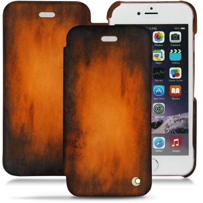 Noreve Apple iPhone 6S Lederhülle Orange - Hülle Noreve Apple iPhone 6S Lederhülle Orange - Hülle