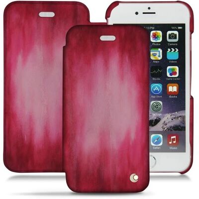 Coque en Cuir Rose pour iPhone 6S Noreve - Étui - Publicité Coque en Cuir Rose pour iPhone 6S Noreve - Étui - Publicité