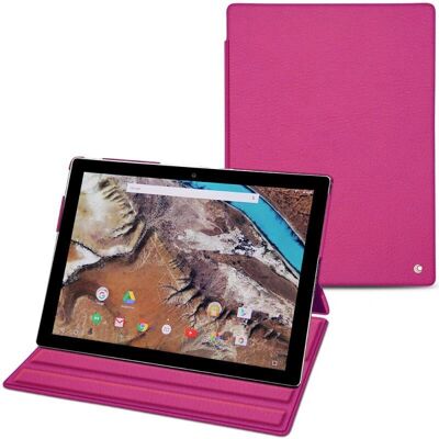 Étui en cuir rose Noreve pour Google Pixel C - Protection premium - Publicité Étui en cuir rose Noreve pour Google Pixel C - Protection premium - Publicité