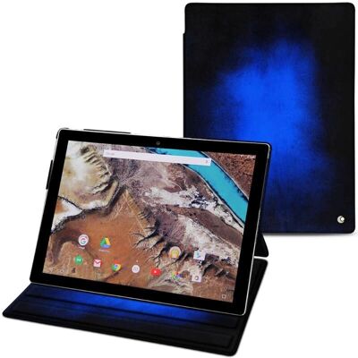 Noreve Modell 96201T8-PAT/F Leder Tablet Tasche - Schwarz, Blau Noreve Modell 96201T8-PAT/F Leder Tablet Tasche - Schwarz, Blau