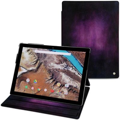 Noreve Violetter Leder Tablet Hülle Noreve Violetter Leder Tablet Hülle