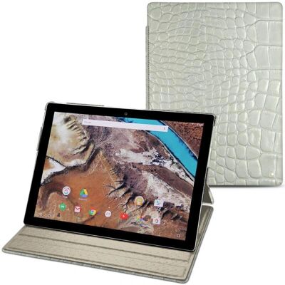 Étui en Cuir Blanc 10,2" Noreve - Protection - Publicité Étui en Cuir Blanc 10,2" Noreve - Protection - Publicité
