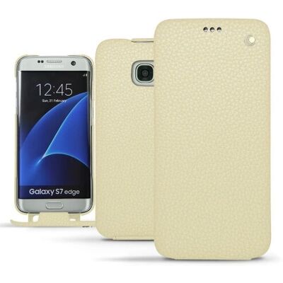 Noreve Ivory Lederhülle Galaxy S7 Edge - Luxus Handyhülle Noreve Ivory Lederhülle Galaxy S7 Edge - Luxus Handyhülle