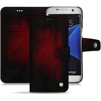 Noreve Lederhülle für Galaxy S7 Edge - Lila & Schwarz - Handyhülle Noreve Lederhülle für Galaxy S7 Edge - Lila & Schwarz - Handyhülle