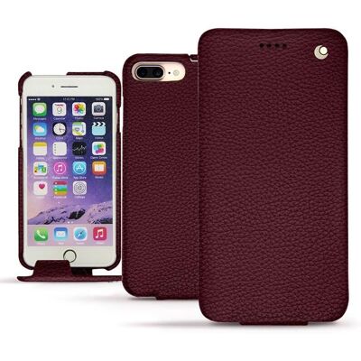 Coque en cuir Bordeaux pour iPhone 7 Plus - Étui Smartphone - Publicité Coque en cuir Bordeaux pour iPhone 7 Plus - Étui Smartphone - Publicité