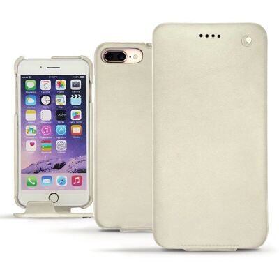 Custodia in Pelle Bianca Noreve per iPhone 7 Plus - Cover Custodia in Pelle Bianca Noreve per iPhone 7 Plus - Cover